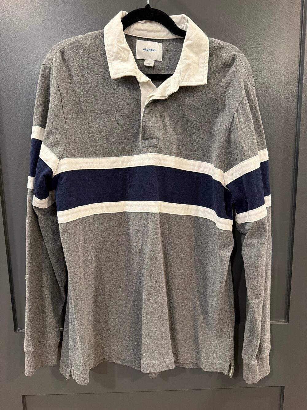 Old Navy Pieced-Stripe Jersey Rugby